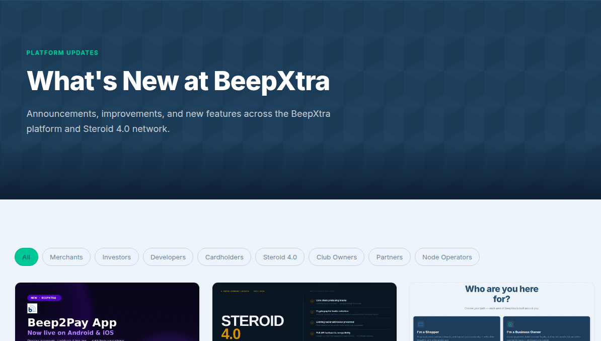 What's New on BeepXtra — Platform Update, July 2026